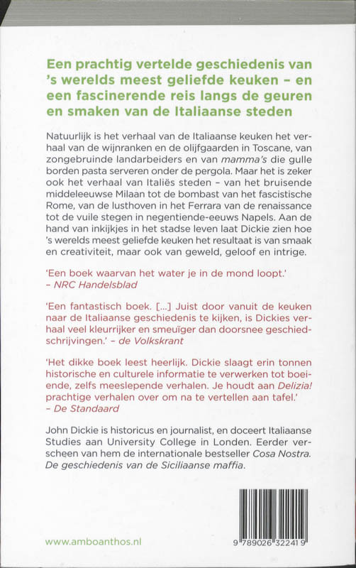 Achterkant van Delizia!