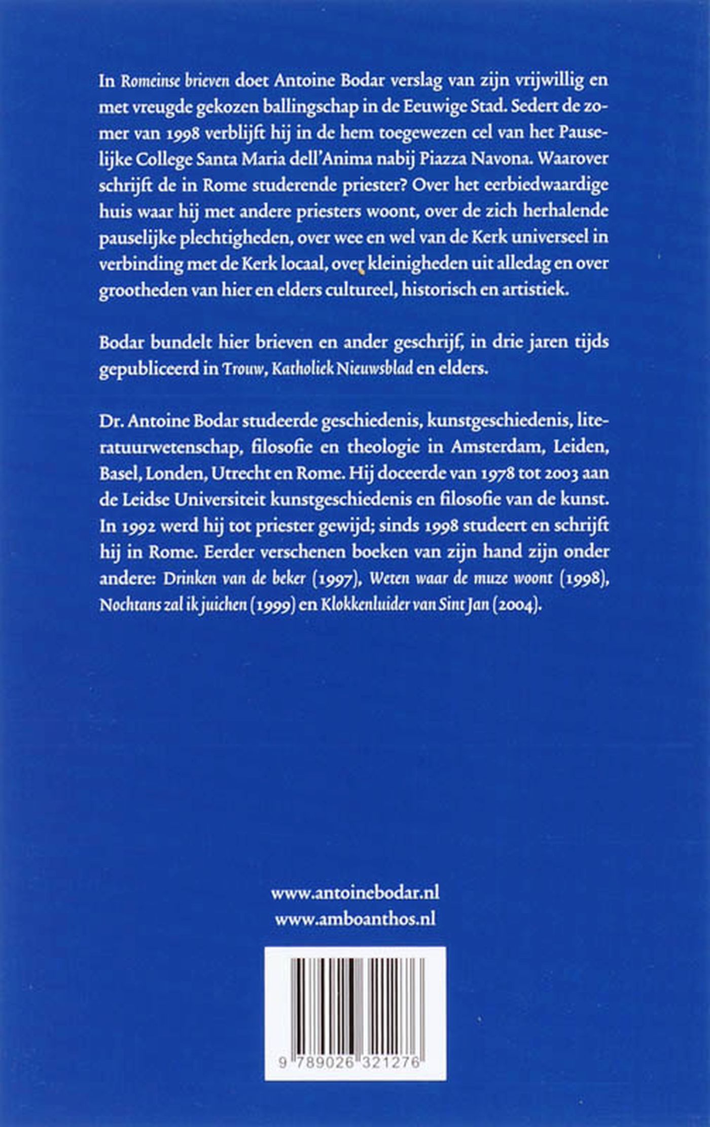 Achterkant van Romeinse brieven