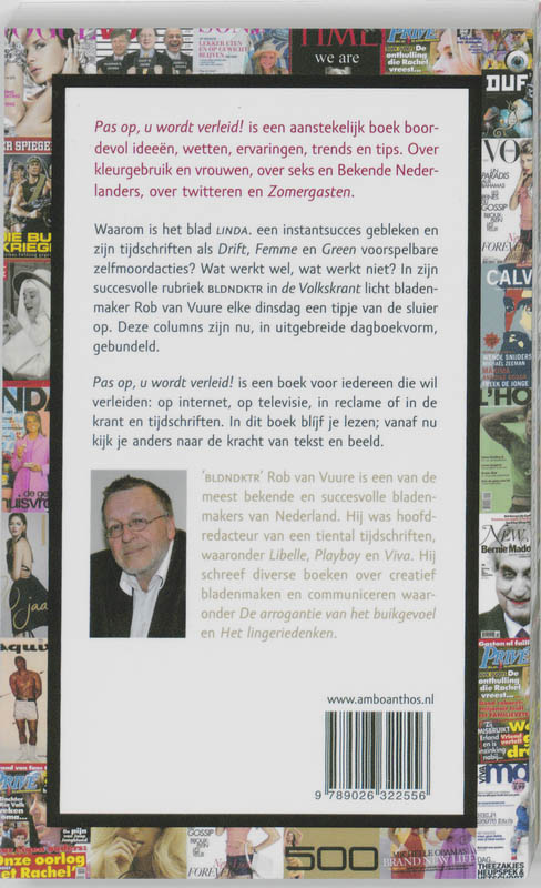 Achterkant van Pas op, u wordt verleid!
