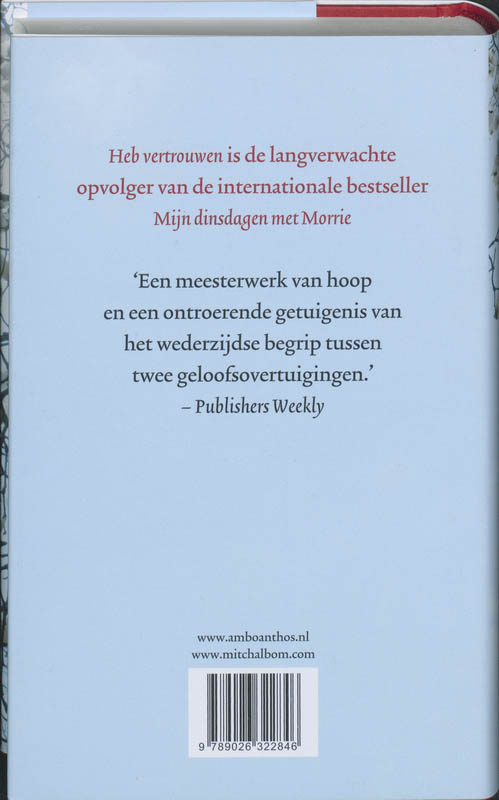 Achterkant van Heb vertrouwen