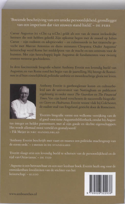 Achterkant van Augustus