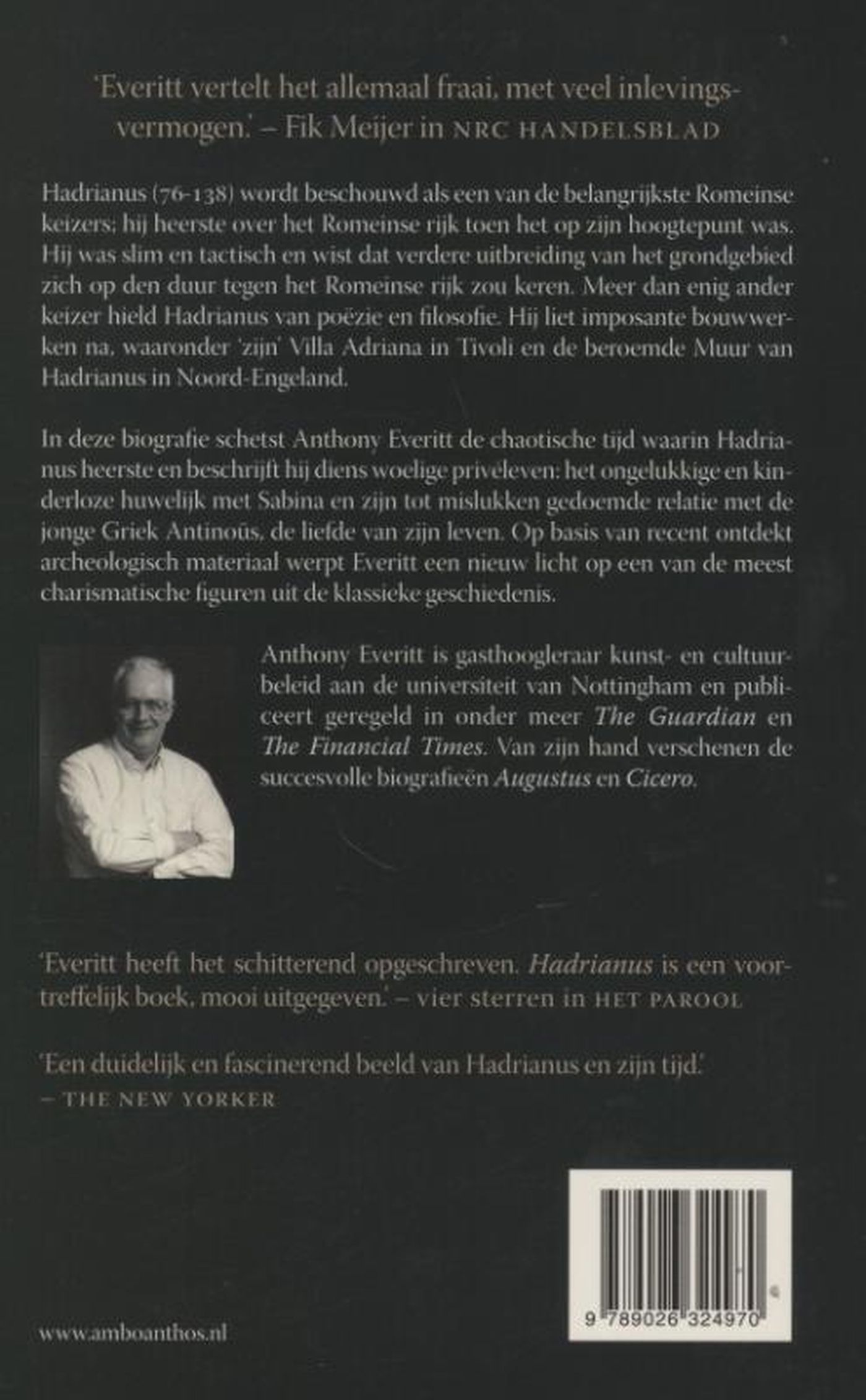 Achterkant van Hadrianus