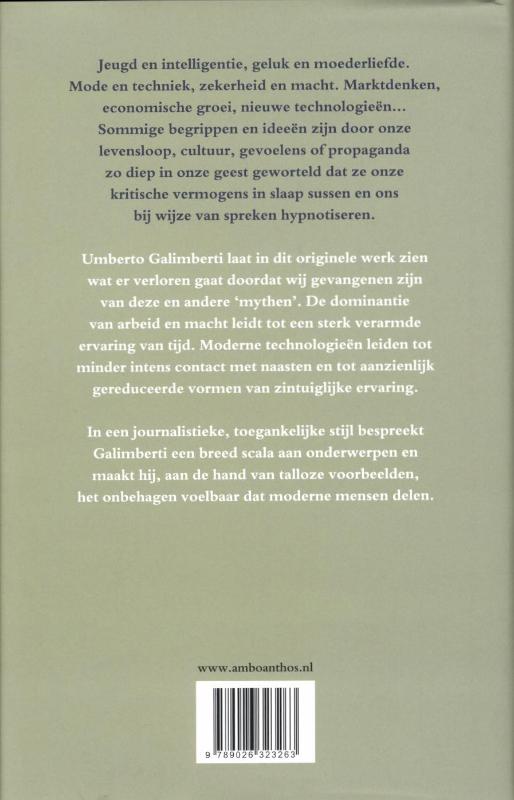 Achterkant van Mythen van onze tijd