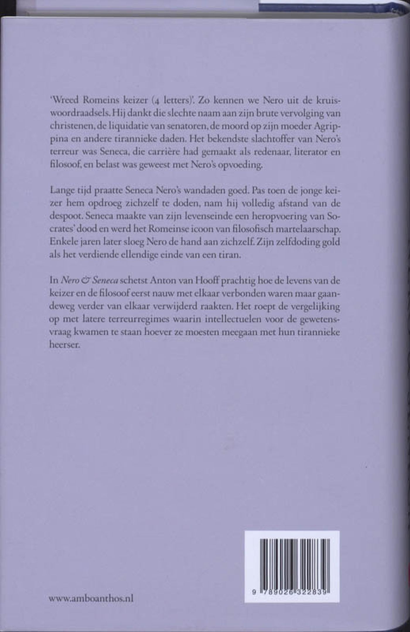 Achterkant van Nero en Seneca
