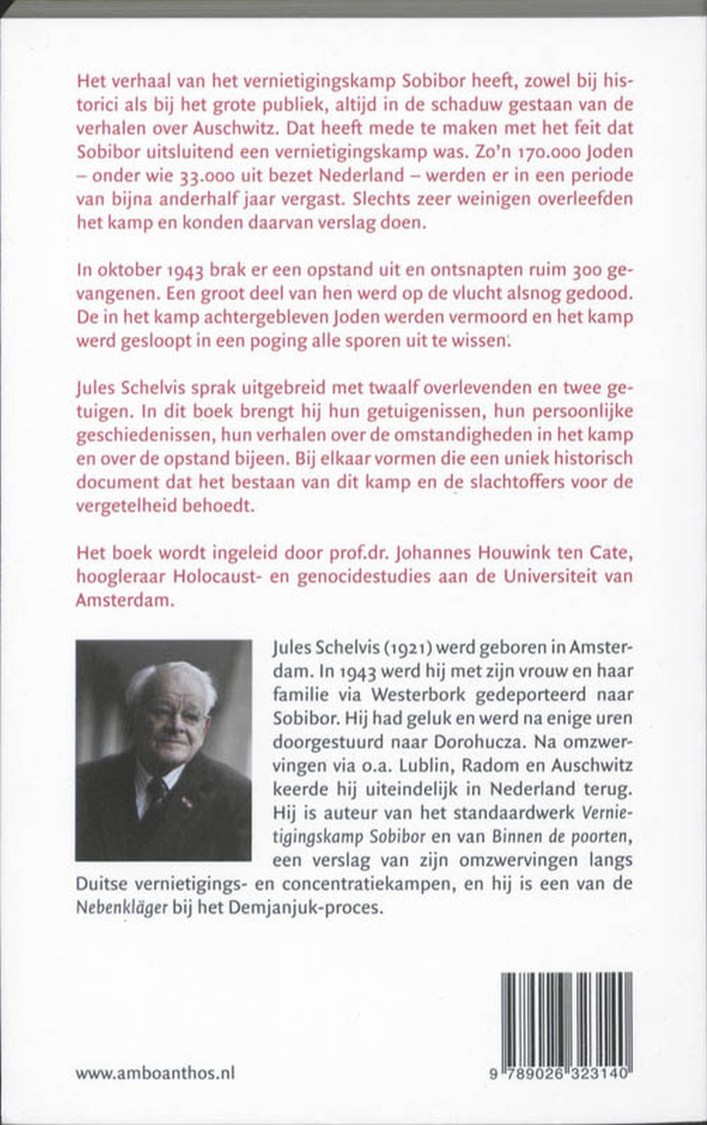 Achterkant van Ooggetuigen van Sobibor