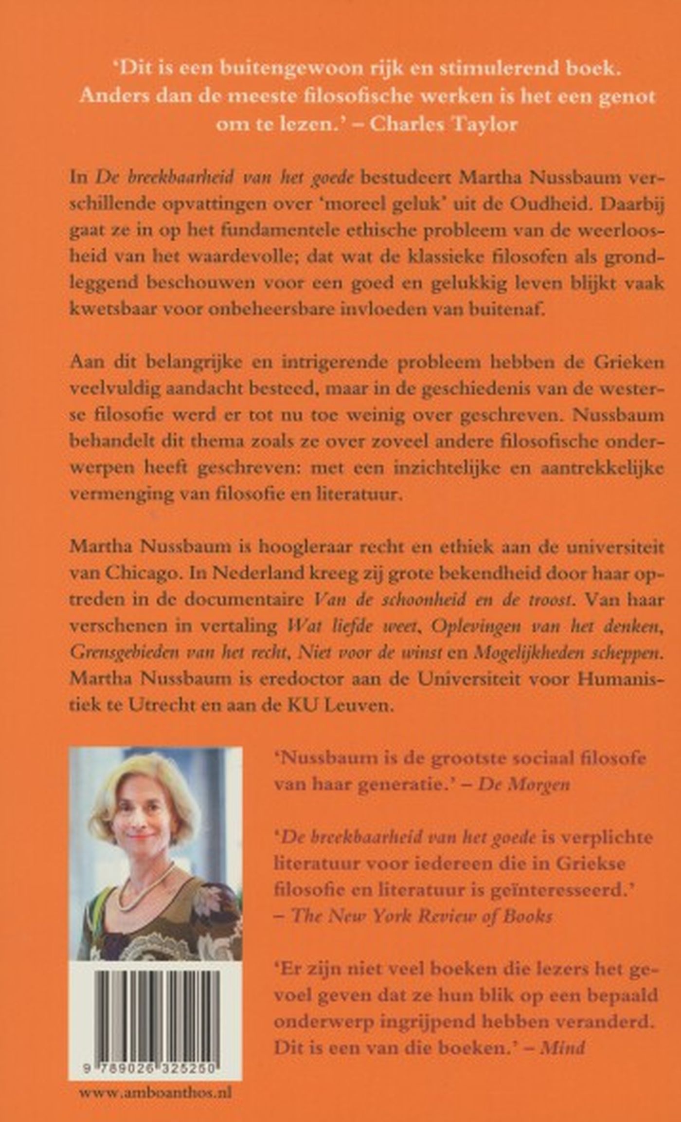 Achterkant van De breekbaarheid van het goede