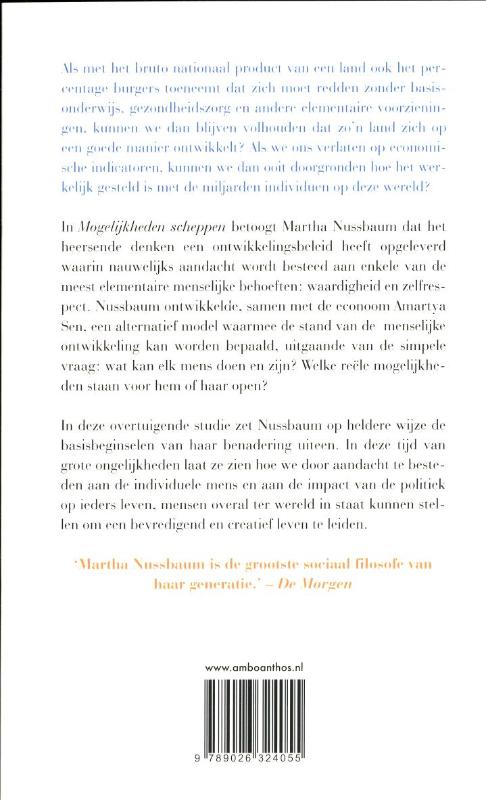 Achterkant van Mogelijkheden scheppen