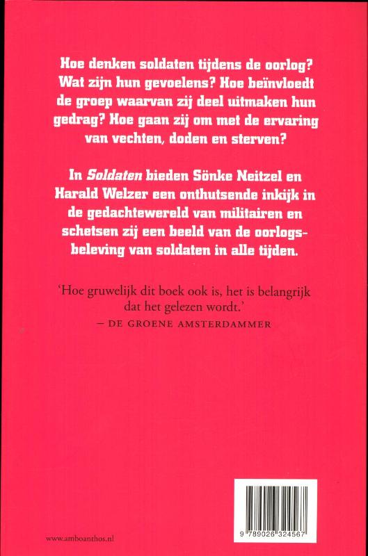 Achterkant van Soldaten