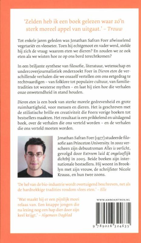Achterkant van Dieren eten