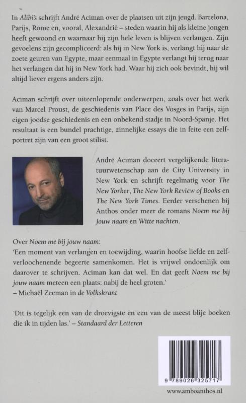 Achterkant van Alibi's