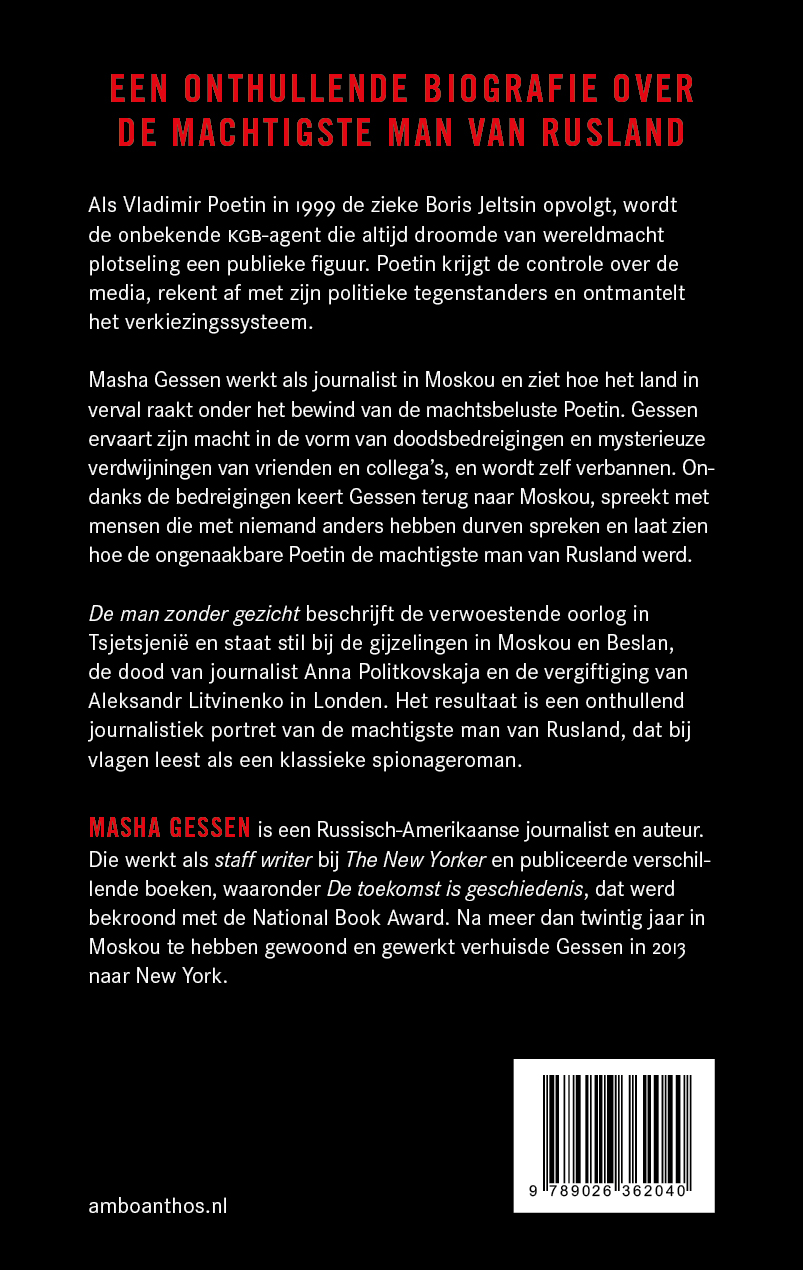 Achterkant van Man zonder gezicht