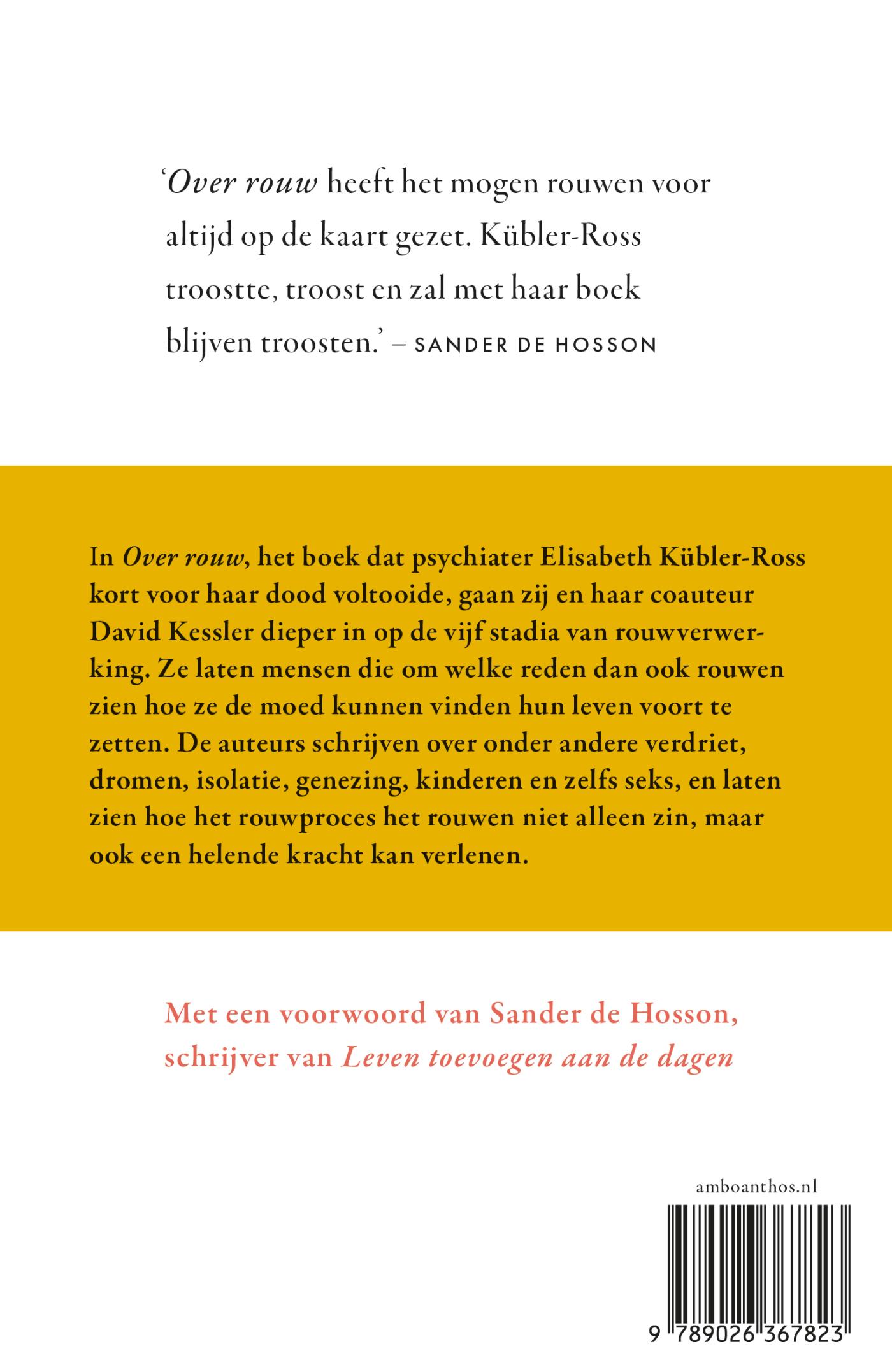 Achterkant van Over rouw
