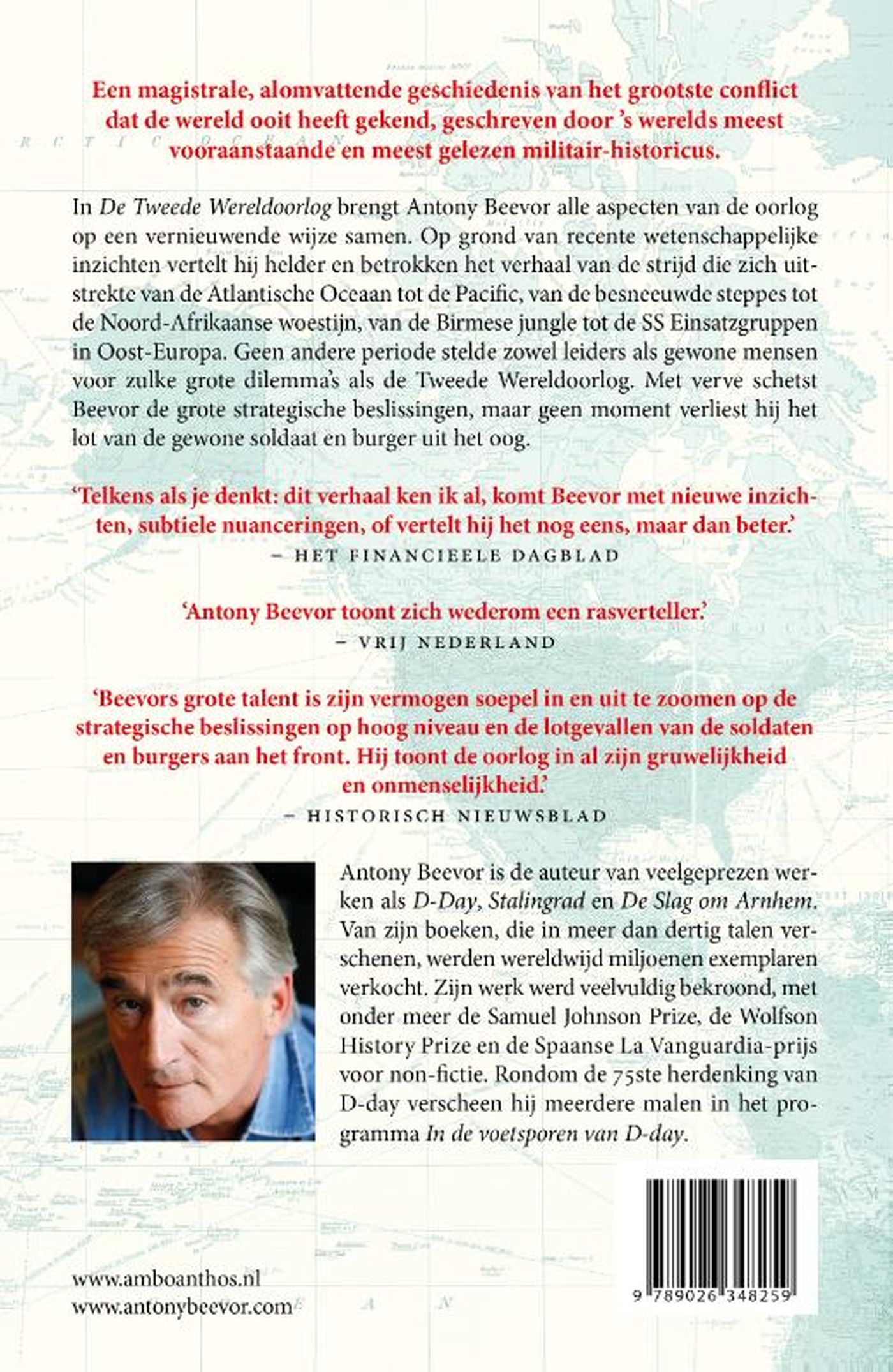 Achterkant van Tweede Wereldoorlog