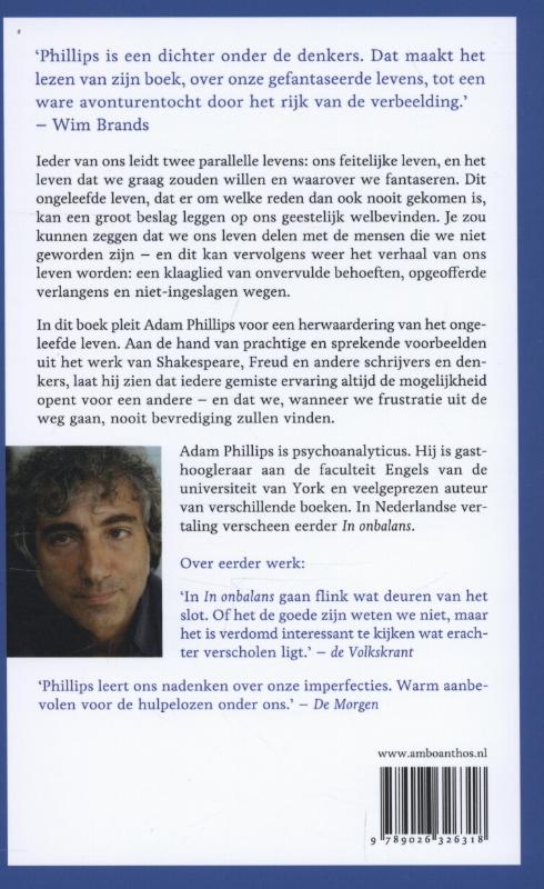 Achterkant van Het ongeleefde leven