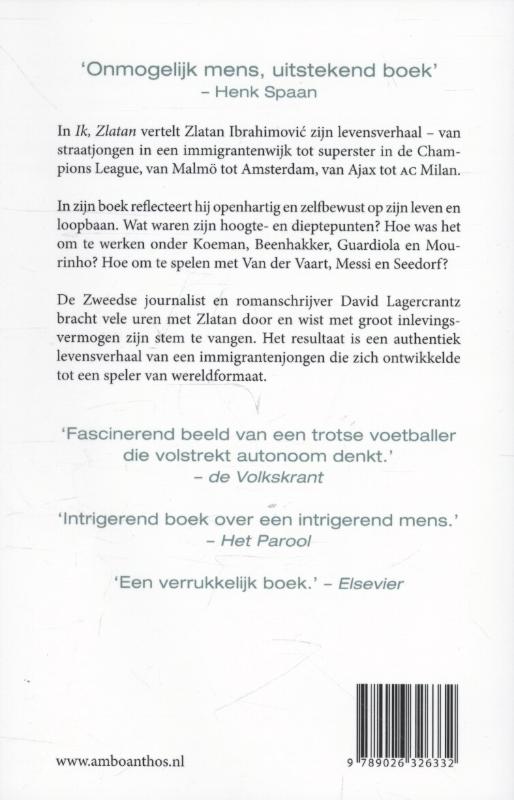 Achterkant van Ik, Zlatan