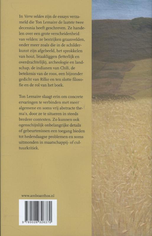Achterkant van Verre velden