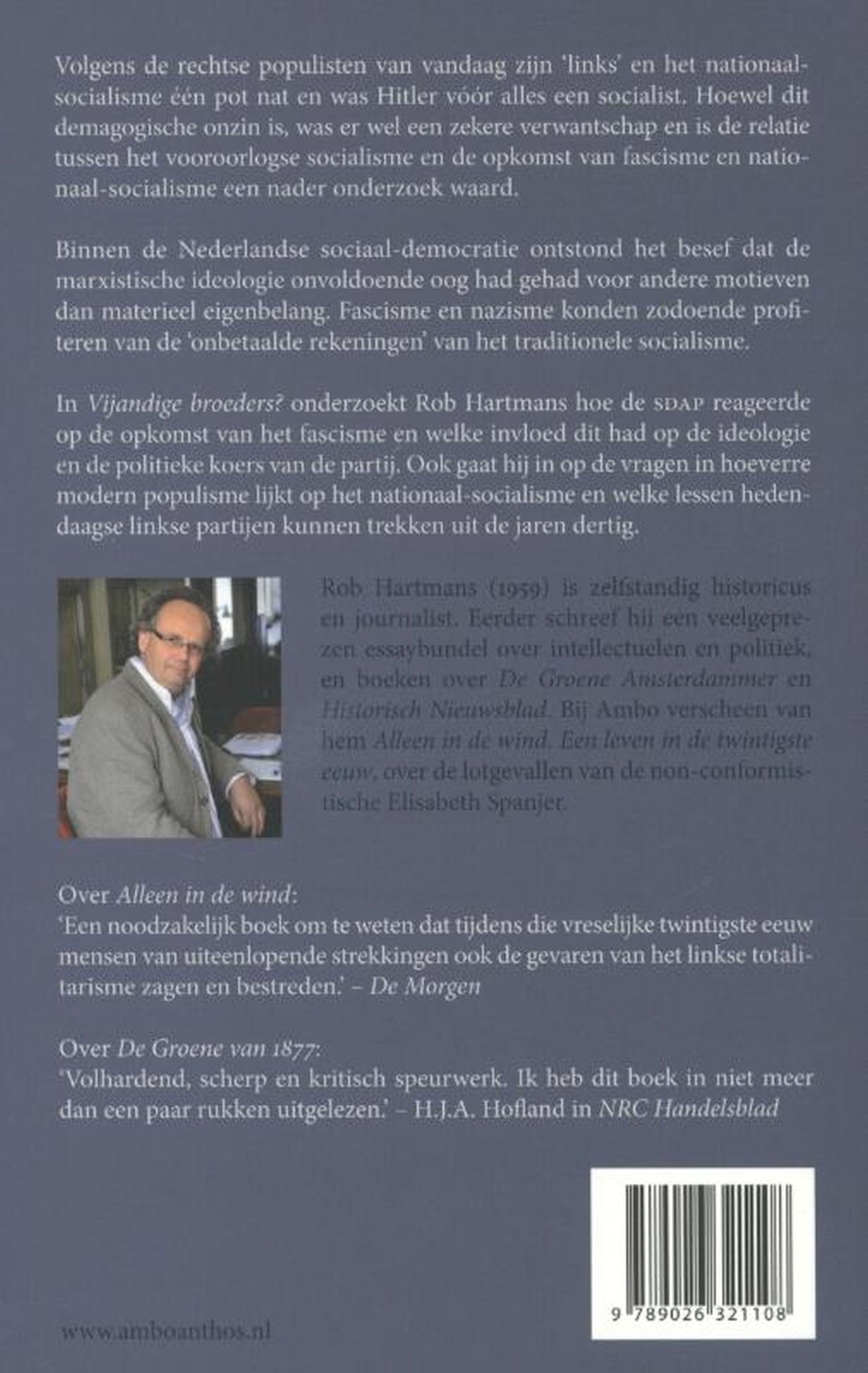 Achterkant van Vijandige broeders