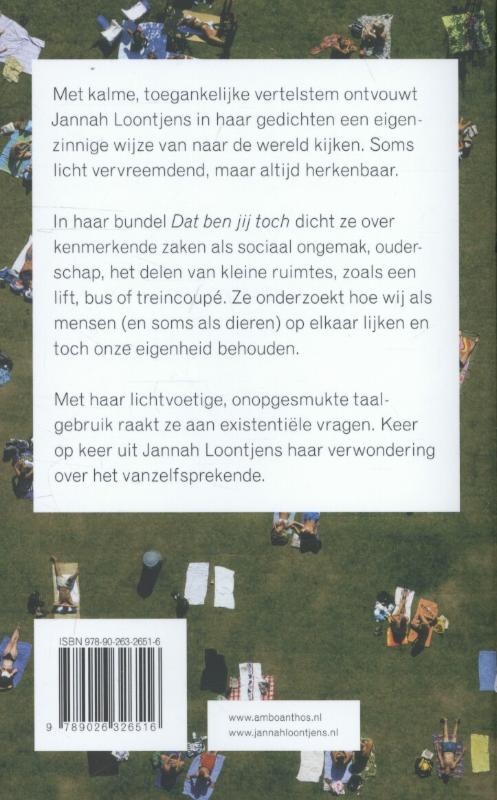 Achterkant van Dat ben jij toch