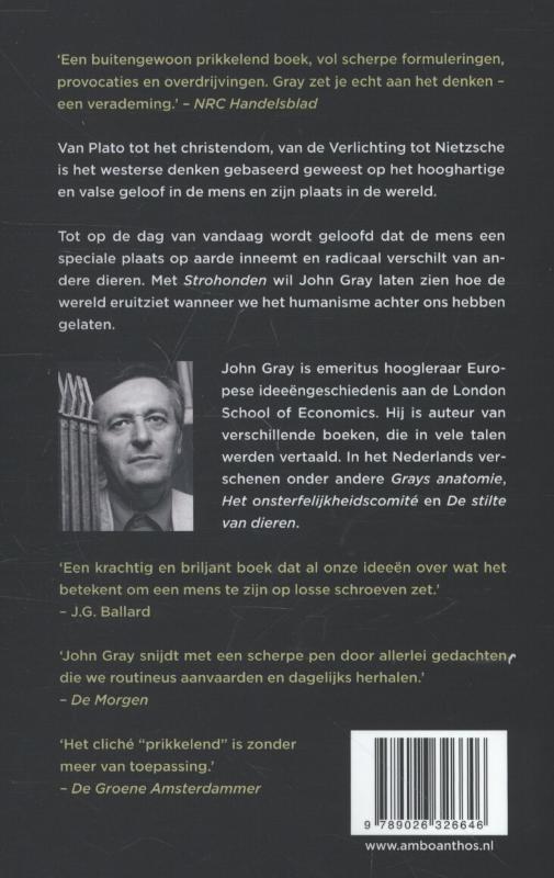 Achterkant van Strohonden