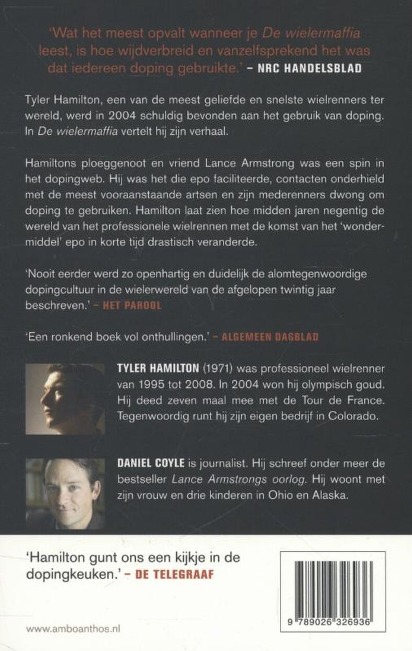 Achterkant van De wielermaffia