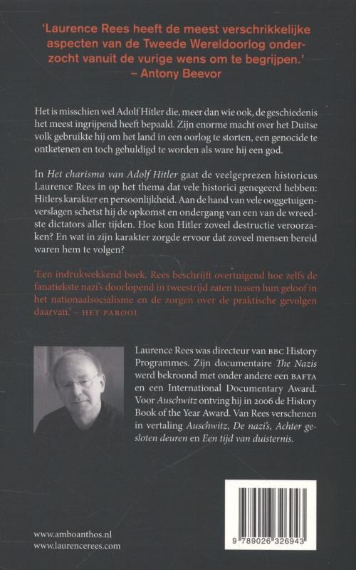 Achterkant van Het charisma van Adolf Hitler