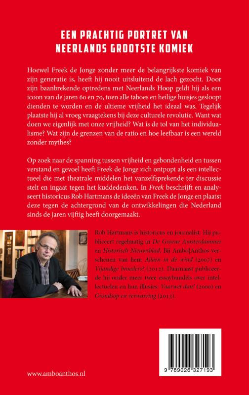 Achterkant van Freek
