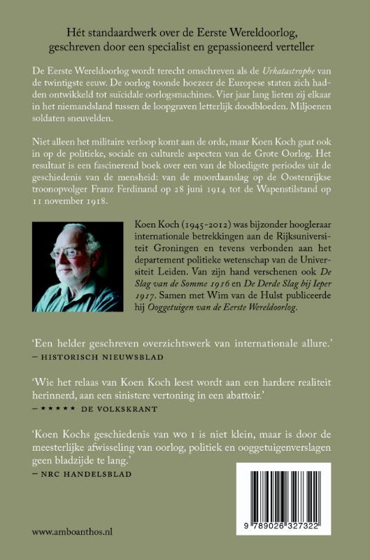 Achterkant van Een kleine geschiedenis van de Grote Oorlog 1914-1918
