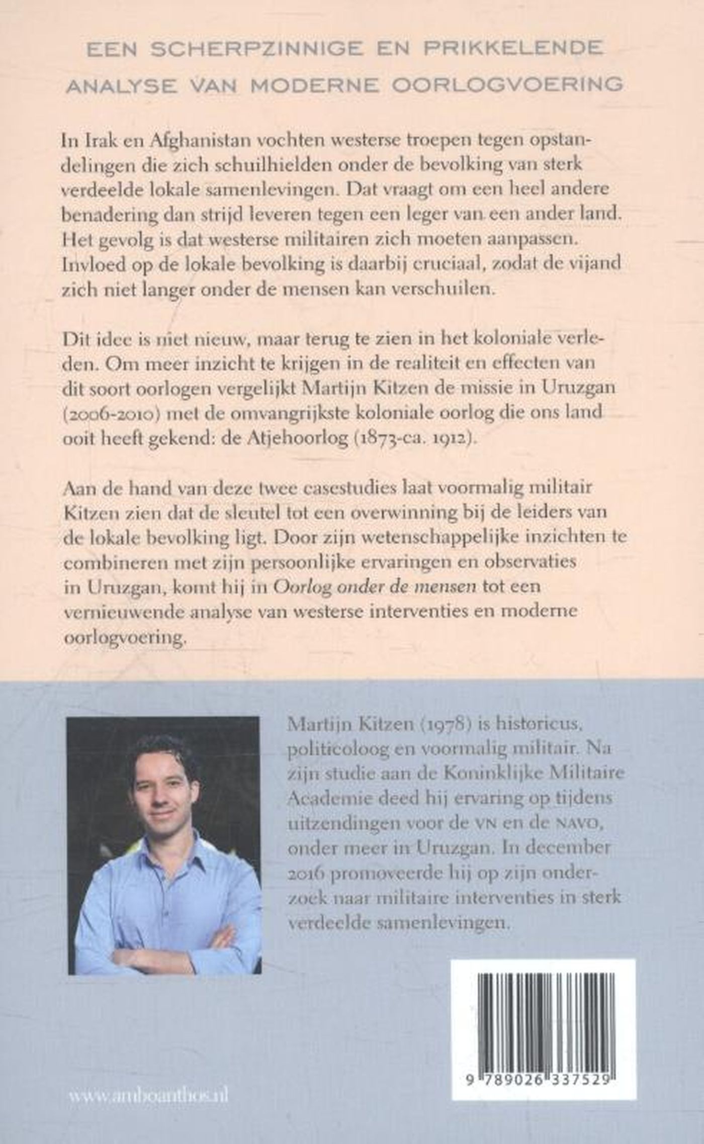 Achterkant van Oorlog onder de mensen