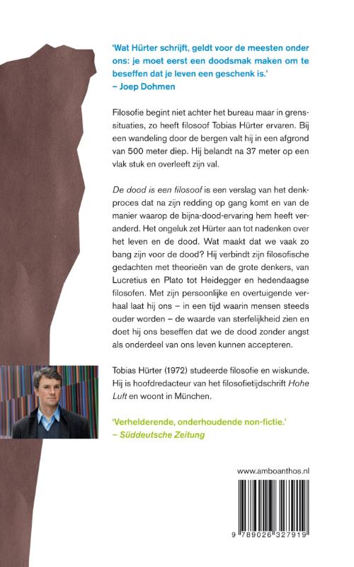 Achterkant van De dood is een filosoof