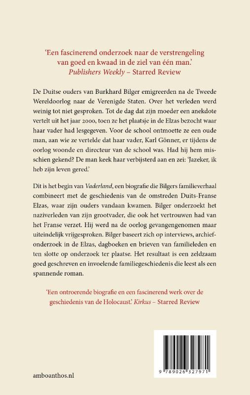 Achterkant van Vaderland