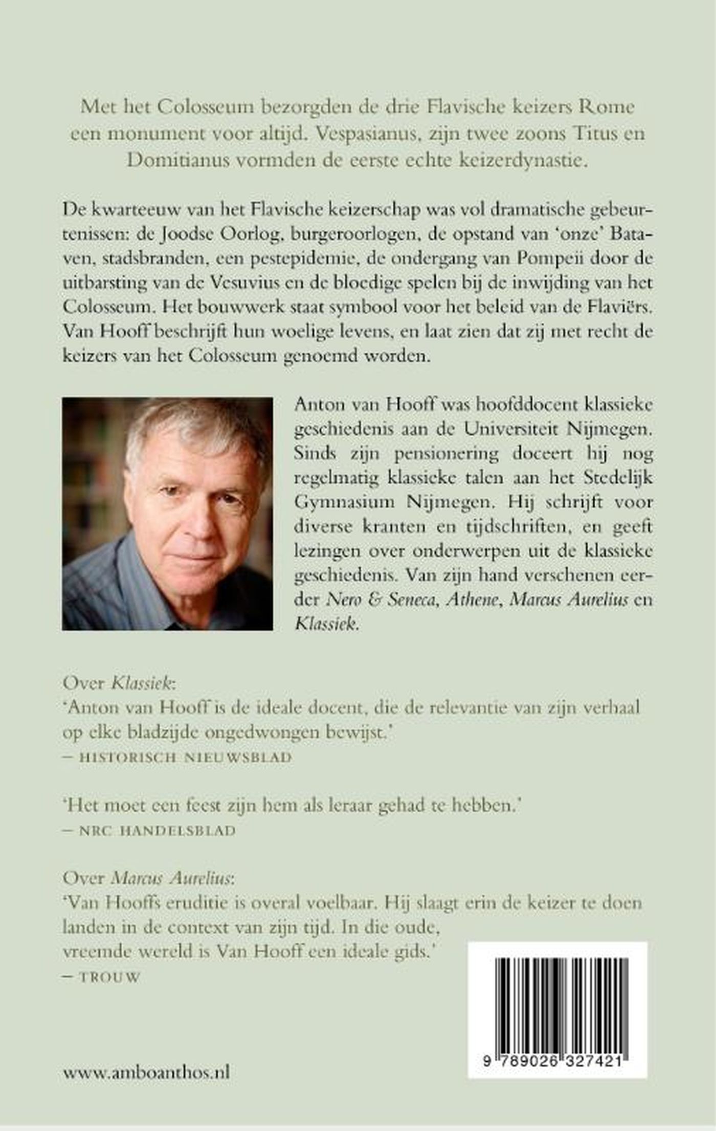 Achterkant van Keizers van het Colosseum