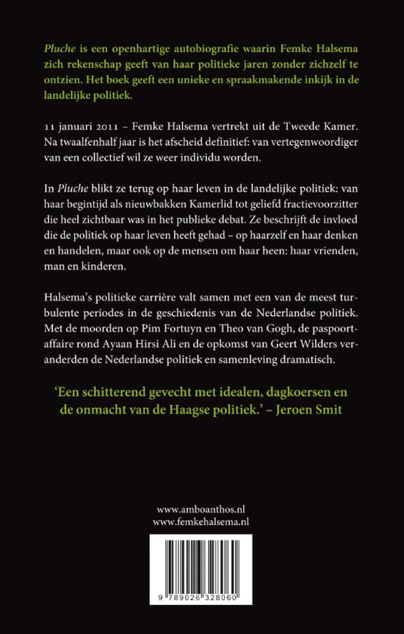 Achterkant van Pluche