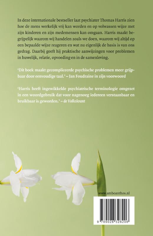 Achterkant van Ik ben o.k., jij bent o.k.