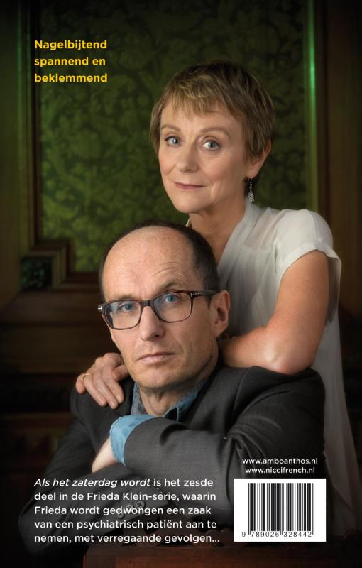 Achterkant van Als het zaterdag wordt