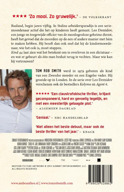 Achterkant van Kind 44