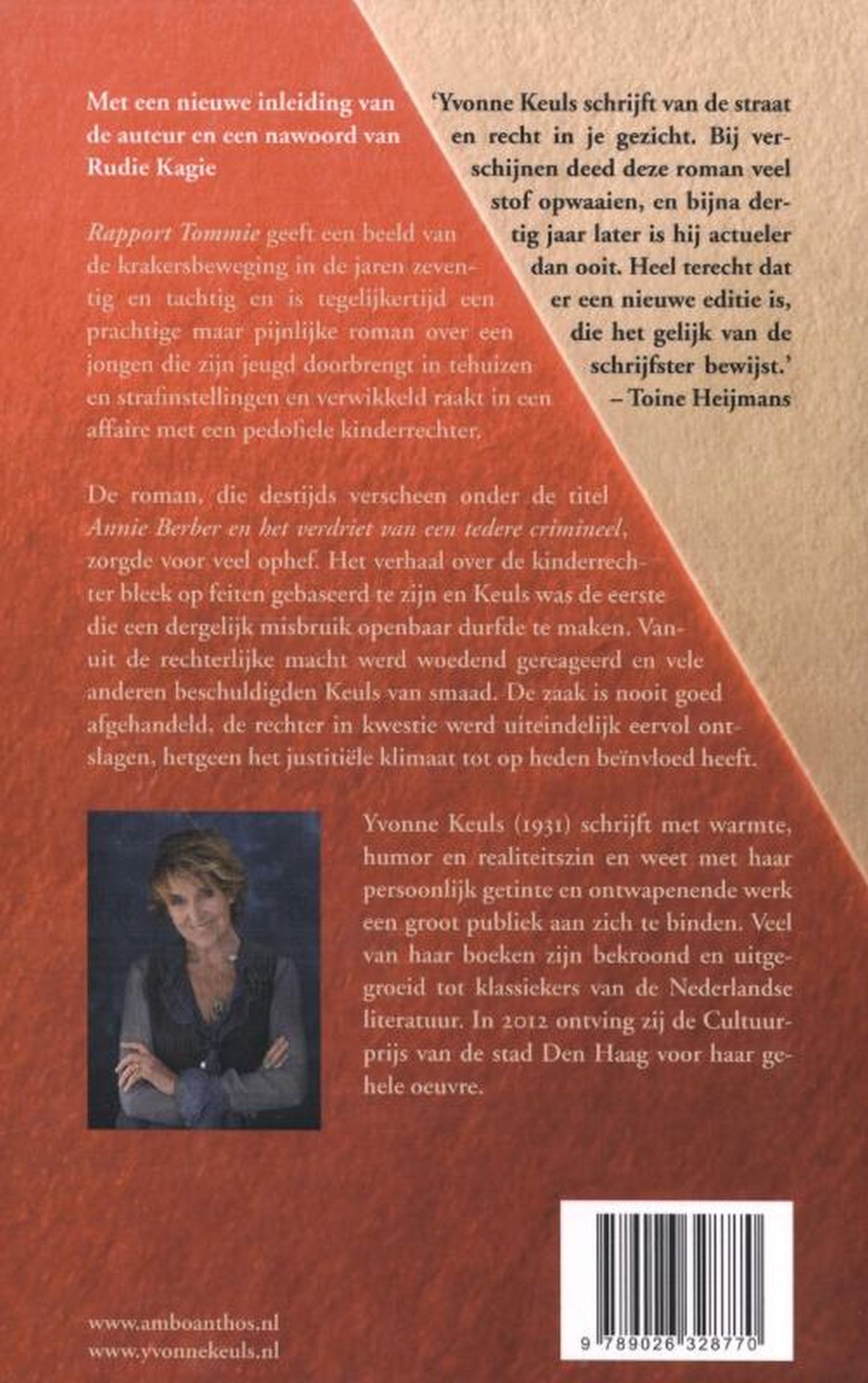 Achterkant van Rapport Tommie