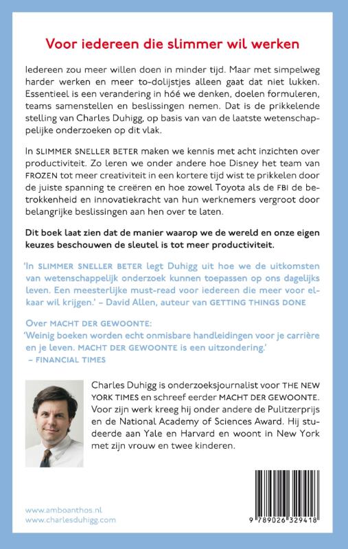 Achterkant van Slimmer sneller beter