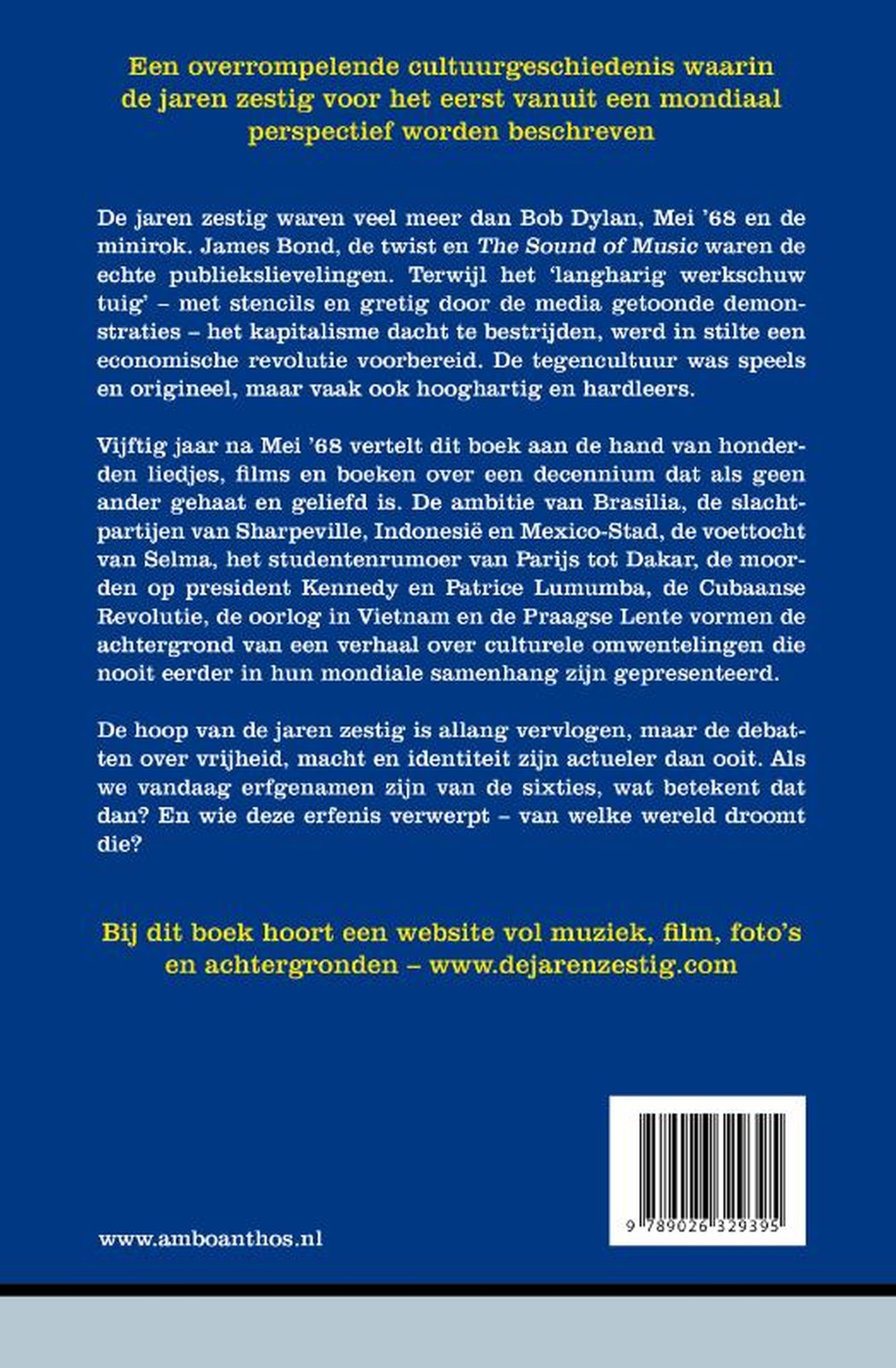 Achterkant van De jaren zestig