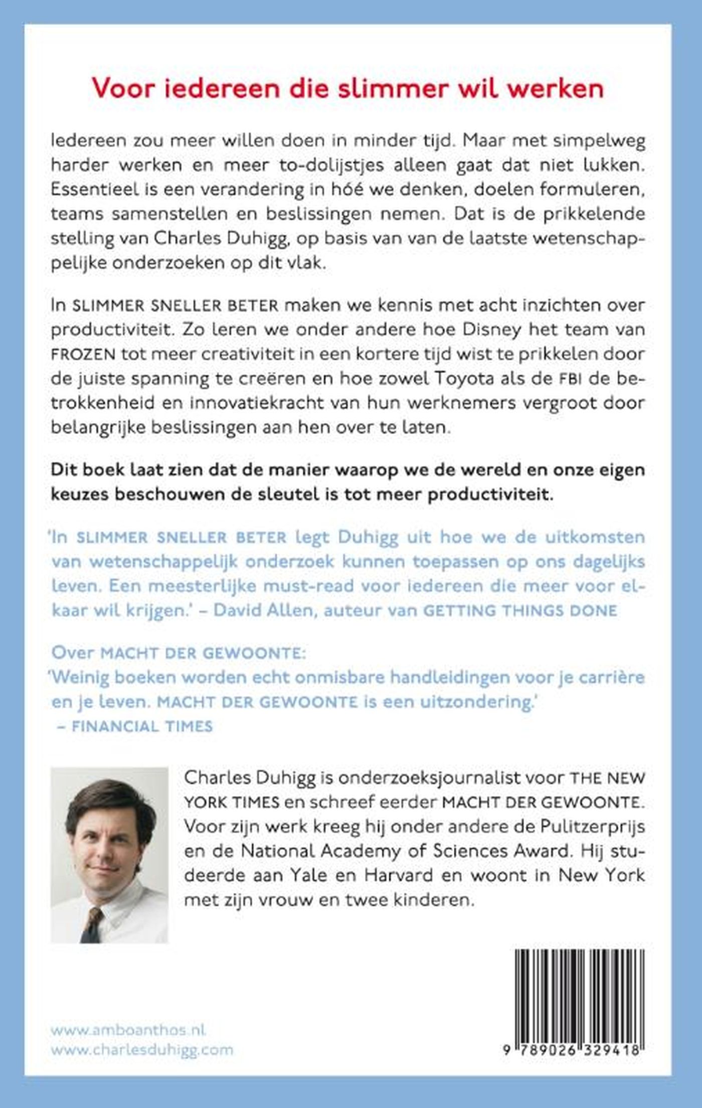 Achterkant van Slimmer sneller beter