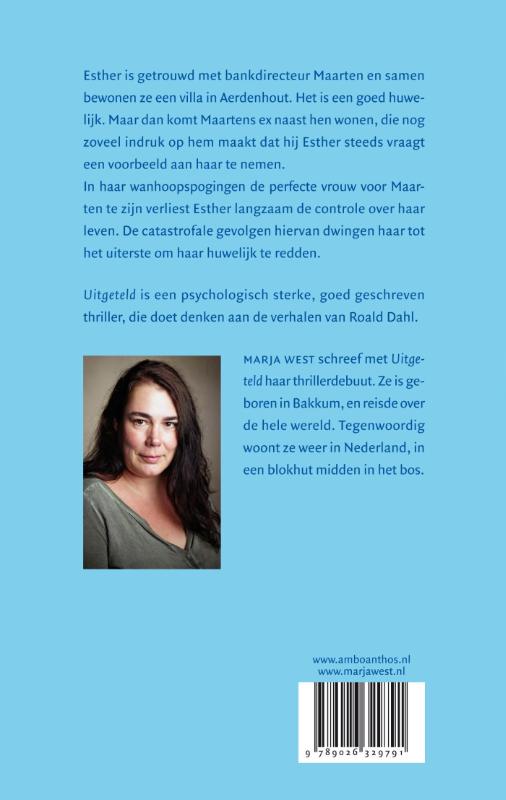Achterkant van Uitgeteld