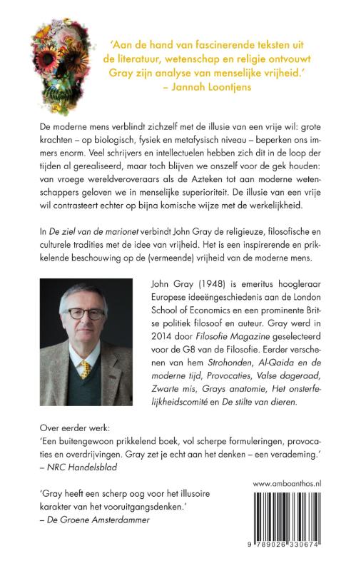 Achterkant van De ziel van de marionet