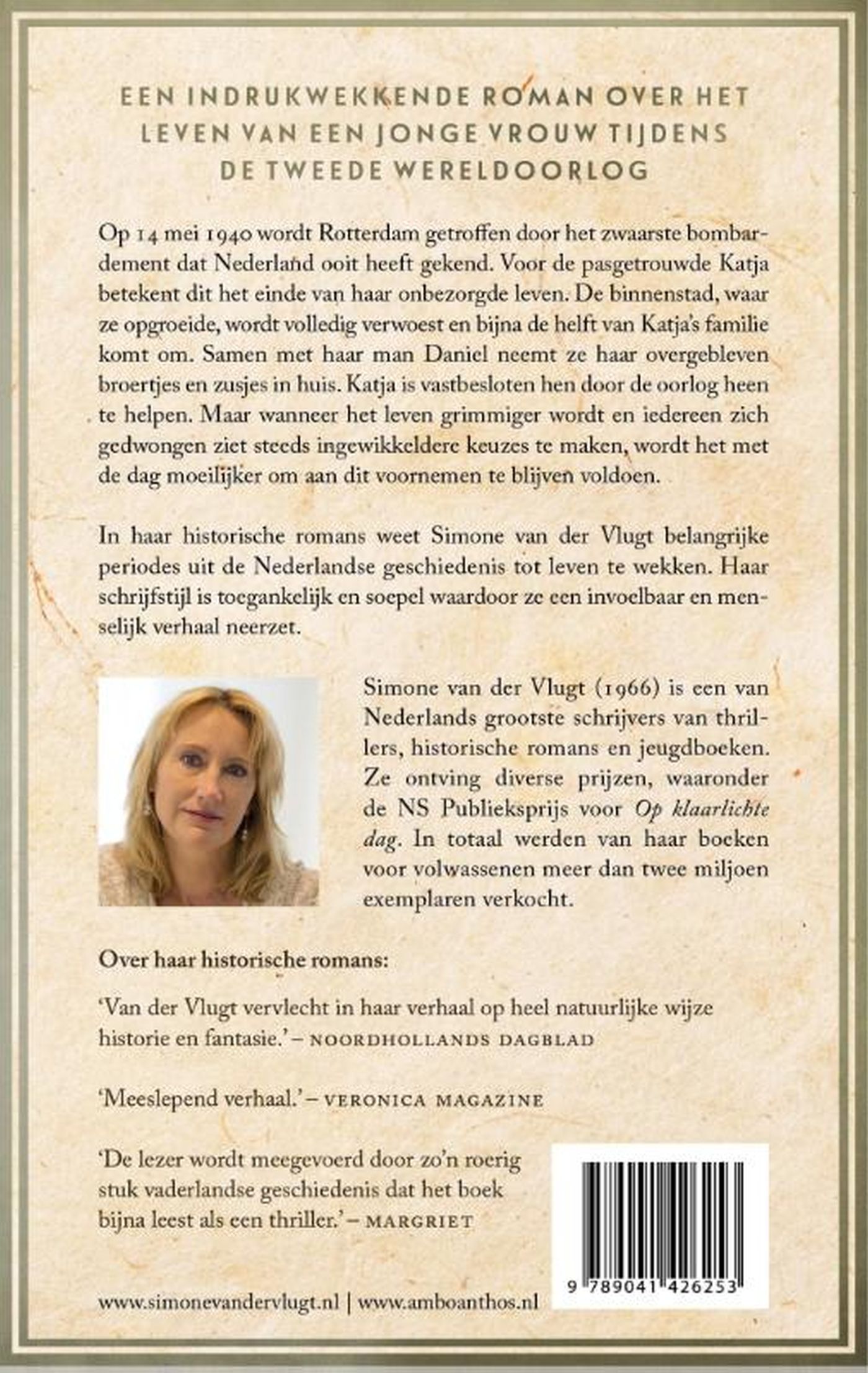 Achterkant van De lege stad