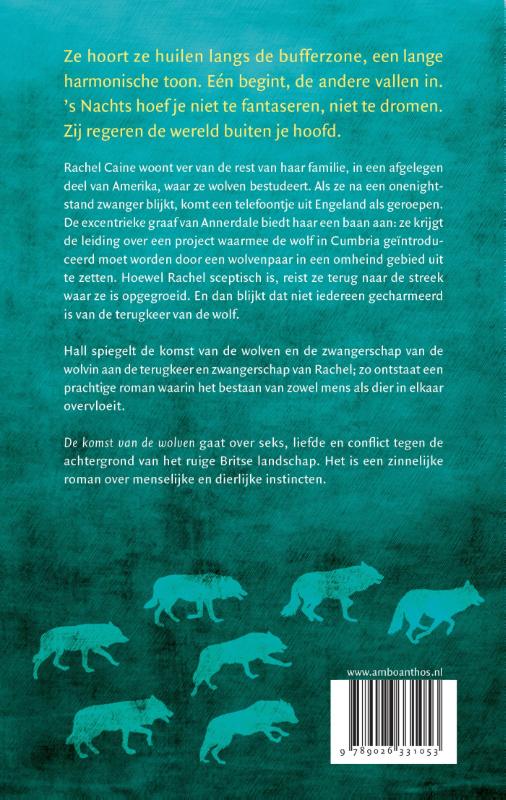 Achterkant van De komst van de wolven