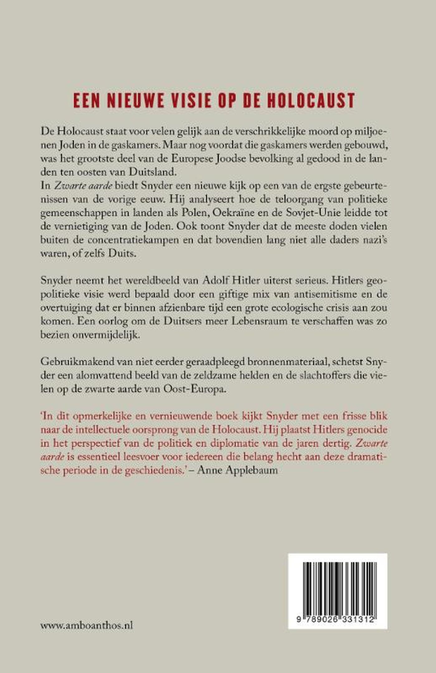 Achterkant van Zwarte aarde