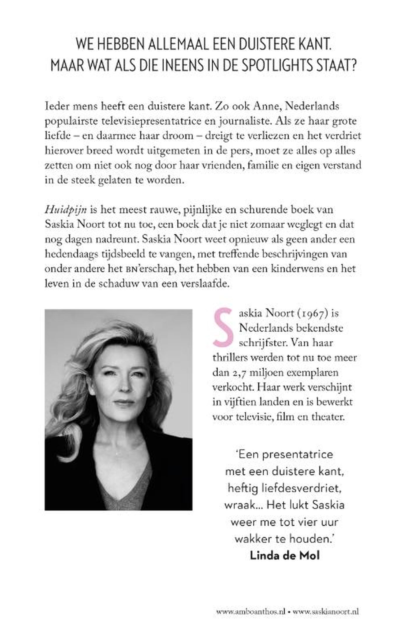 Achterkant van Huidpijn
