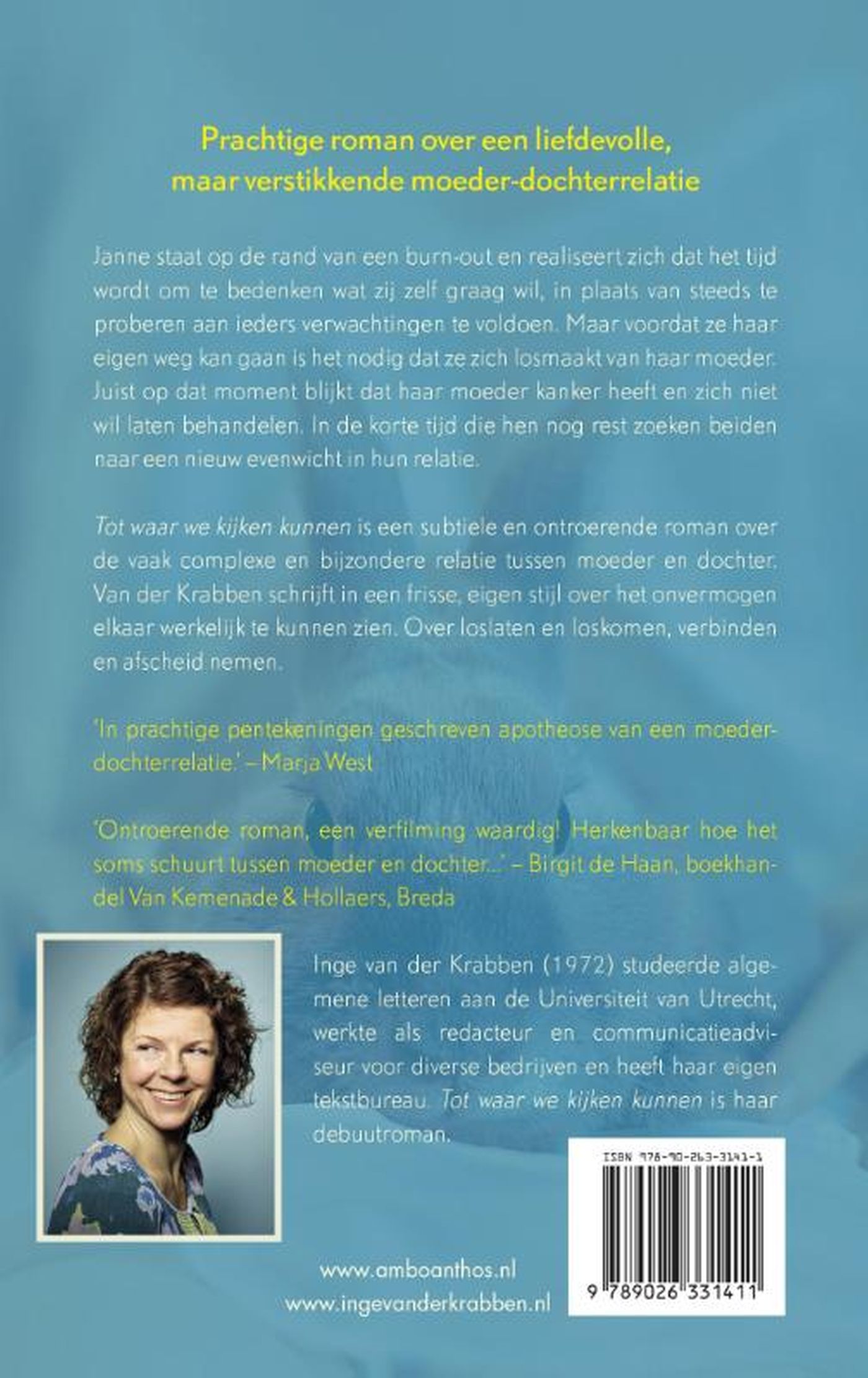 Achterkant van Tot waar we kijken kunnen