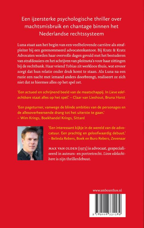 Achterkant van Lieve edelachtbare