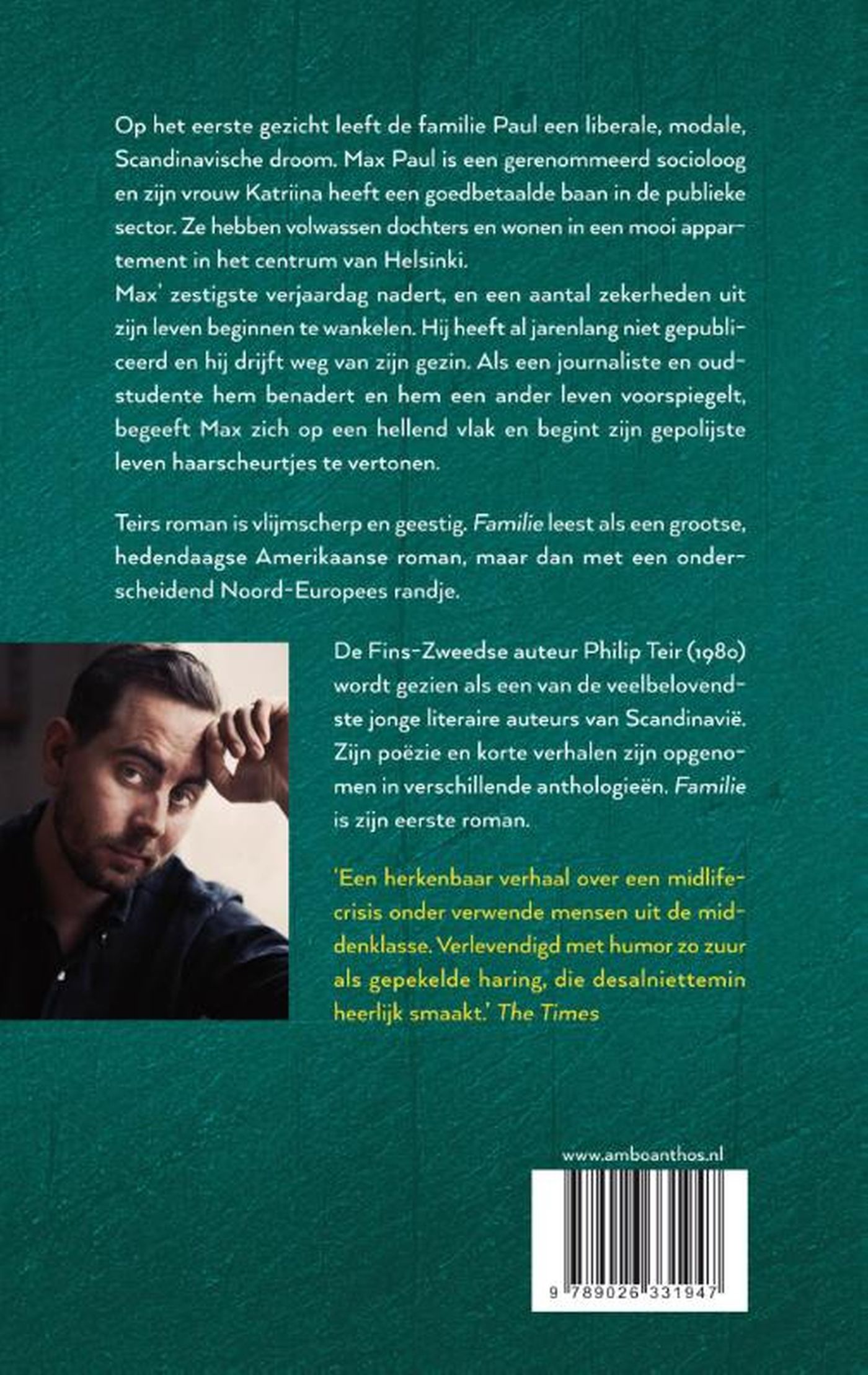 Achterkant van Familie