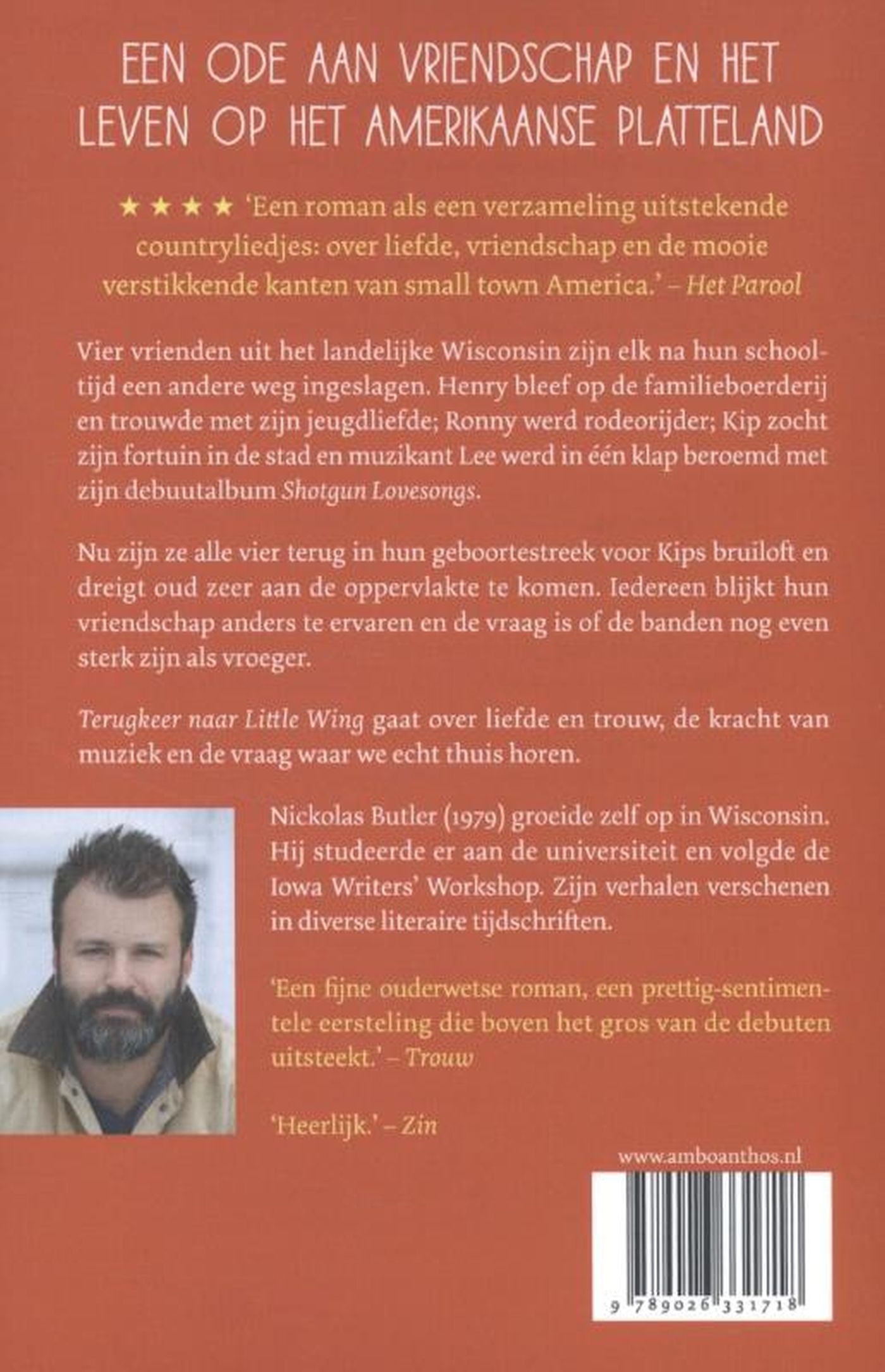 Achterkant van Terugkeer naar Little Wing