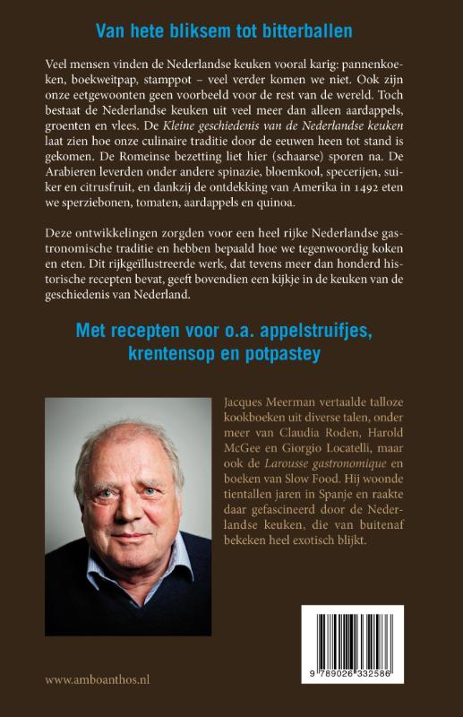 Achterkant van Kleine geschiedenis van de Nederlandse keuken